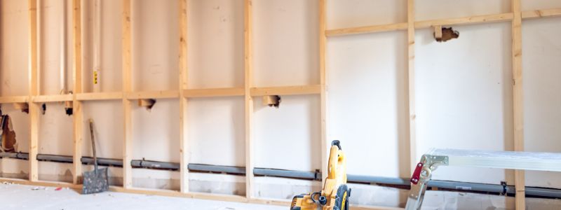 Wall framing Connecticut renovation — Sergios Roofing