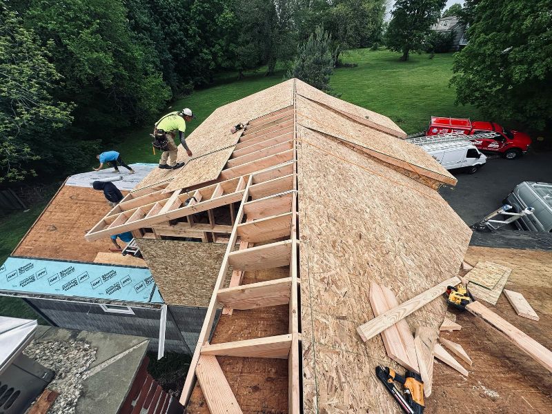 New construction framing Connecticut - Sergios Roofing