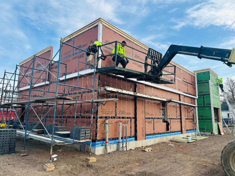 Residential addition framing Connecticut - Sergios Roofing