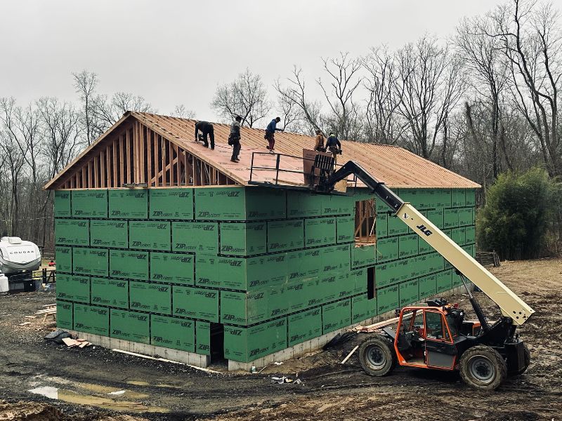 Wall framing Connecticut renovation - Sergios Roofing
